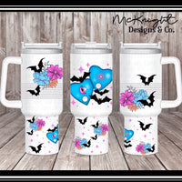 Tumbler Wrap Digital Design - 40 oz - Spooky Planchettes - McKnight Designs & Co